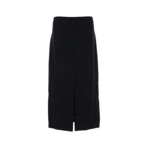 Carven Women Black Crepe Skirt